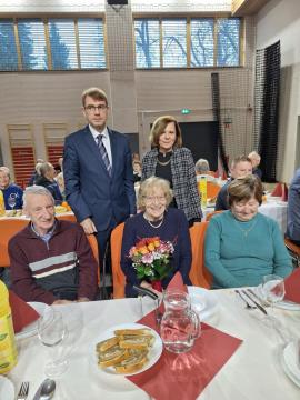 Novoletno srečanje krajank in krajanov Kotelj starih 80 let in več